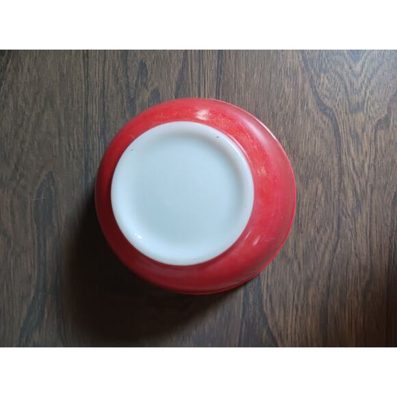 Vintage PYREX Primary Red Nesting Bowl #402 - Picture 6 of 6
